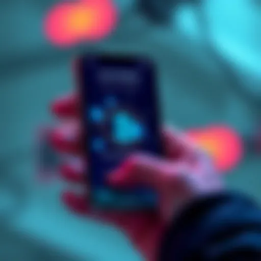 A person holding an iPhone displaying a secure cold wallet app for Bitcoin storage