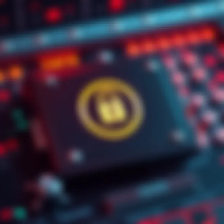 A secure hardware wallet displaying XMR cryptocurrency with a lock symbol, representing safe cold storage methods.