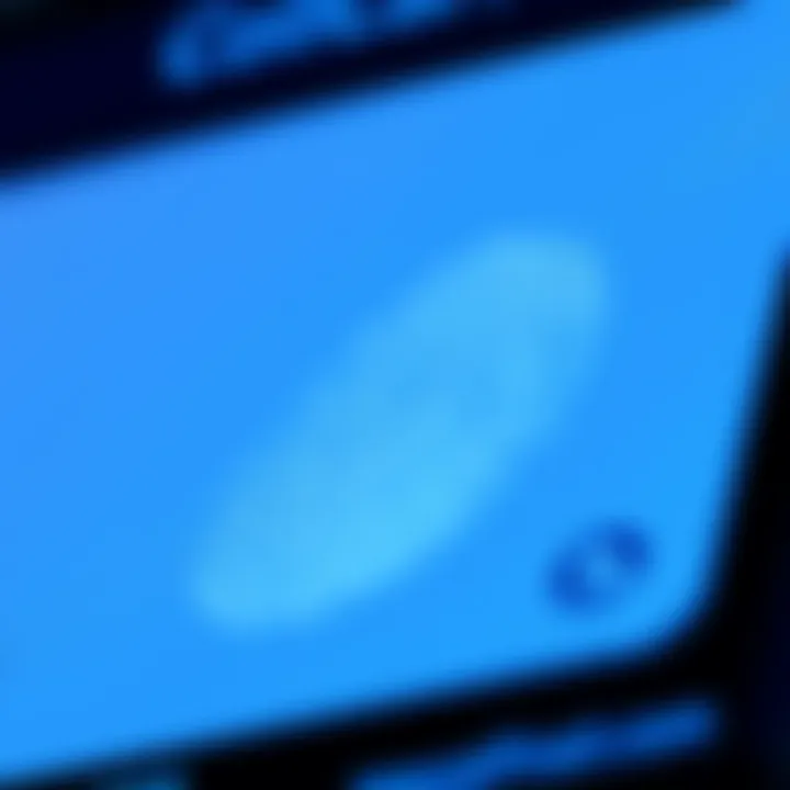 Close-up of a ColdCard device showing smudged fingerprints on its screen, highlighting potential privacy concerns