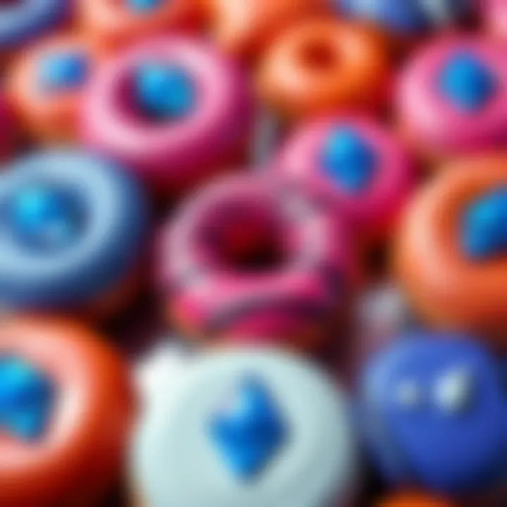 A variety of colorful donuts adorned with Ethereum logos, symbolizing the connection between the donut industry and the crypto market during May and June.