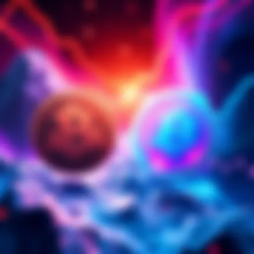 A visual comparison of HBAR and ADA cryptocurrencies showing their features and market data