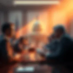 U.S. Congress members discussing the new crypto bill in a meeting room