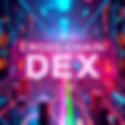 A visual representation of cross-chain decentralized exchanges for Bitcoin, showing different platforms and their connectivity.