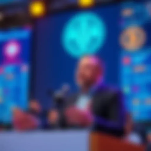 Crypto.com CEO Kris Marszalek speaks at a press conference about the need for an investigation into crypto exchanges after a major market crash.