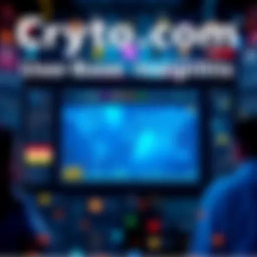 Visual representation showing diverse user demographics and behaviors on Crypto.com