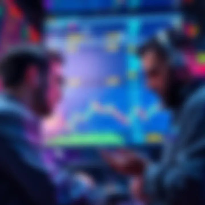 Traders analyzing crypto market charts with focus on altcoin corrections
