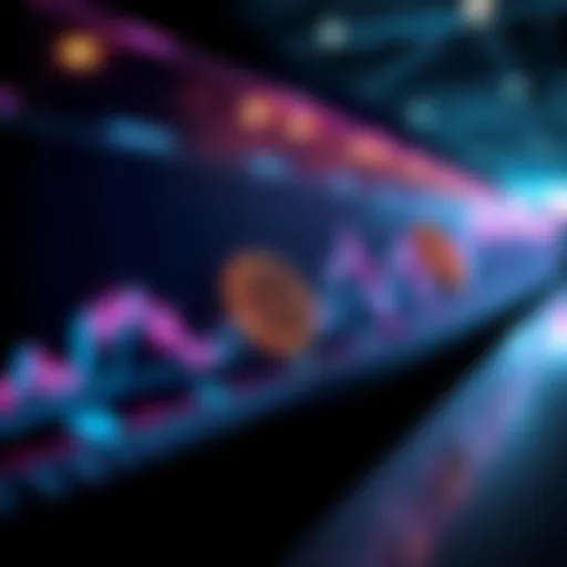 Graphs showing synchronized price swings of HBAR, ADA, ETH, and XRP over time