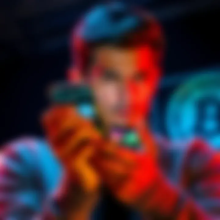 A person looks concerned while holding a smartphone displaying various cryptocurrency applications, symbolizing skepticism towards digital currency.