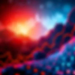 Graph showing cryptocurrency market trends and technology changes between 2021 and 2025