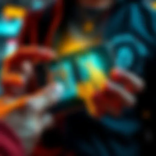 A person holding a digital wallet showing cryptocurrency keys, emphasizing the importance of personal control over assets.