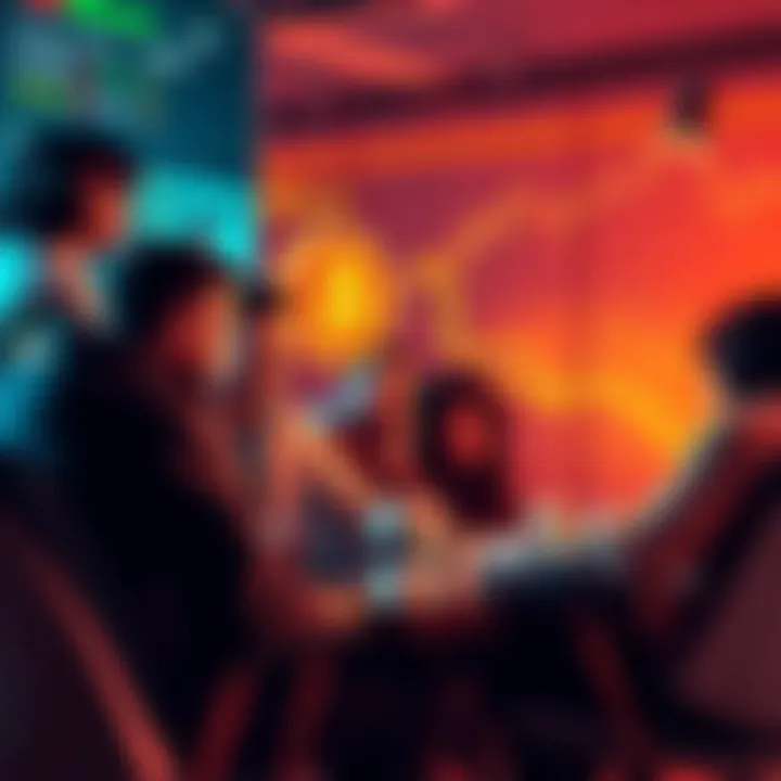 A diverse group of people discussing and showcasing their BTC, ETH, and XRP portfolios in an online forum