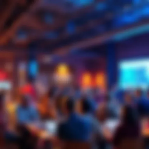 People engaged in discussions and sharing ideas in a community setting on October 19, 2025
