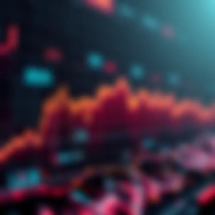 A chart showing the sharp decline in cryptocurrency values, reflecting the fall of digital currency in 2025