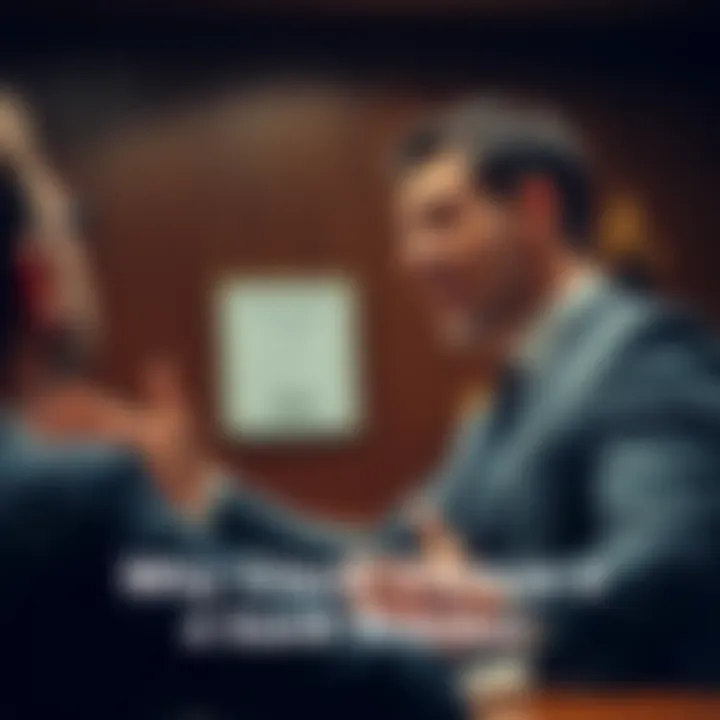 Defense lawyer passionately presents argument in court defending his client accused of bank robbery