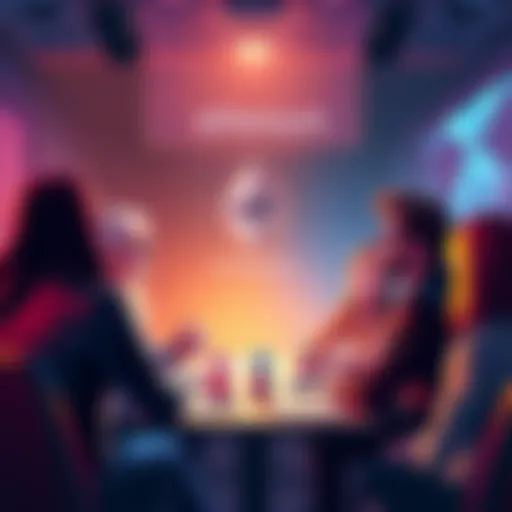 People engaging in a discussion about Ethereum and cryptocurrency initiatives