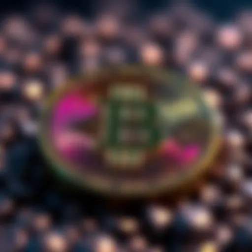 A close-up of a unique coin showcasing its remarkable features, capturing attention in the crypto community.