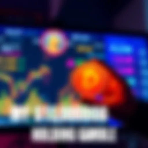 Individual looking at a screen displaying Dogecoin prices, showing a mix of hope and concern