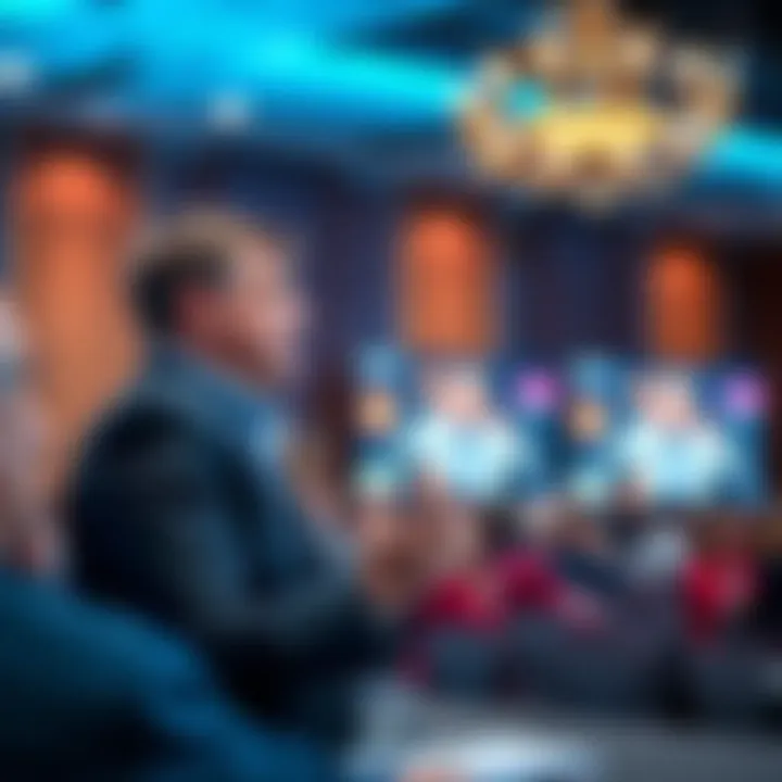 Dr. Leemon Baird speaking about distributed consensus at a technology conference
