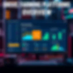 A computer screen displaying various drive farming and storage platforms like SCPrime, Iagon, and Sia, with graphs showing profitability and user reviews.