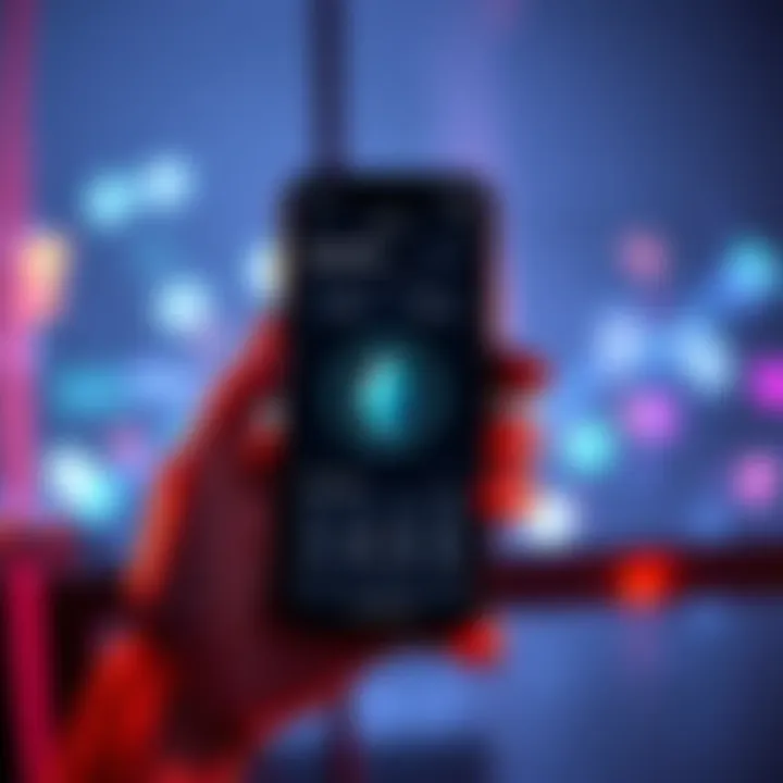 A smartphone displaying the EigenWallet app for secure Monero and Bitcoin transactions