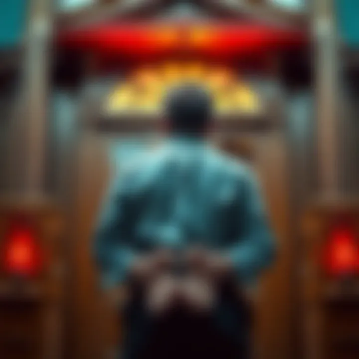 A man in handcuffs being led into a courthouse, reflecting the legal consequences of misusing Covid relief loans for gambling and cryptocurrency.