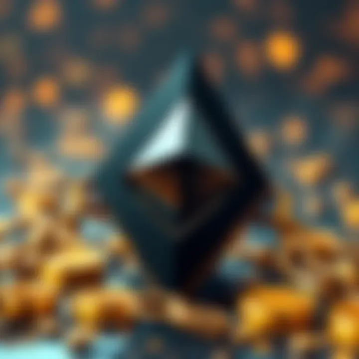 Visual representation of Ethereum symbol with broken chains, signifying lost cryptocurrency due to user mistakes and software bugs