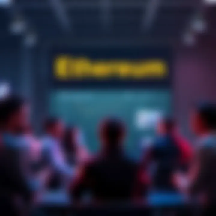 People discussing Ethereum trends and news in an online forum setting