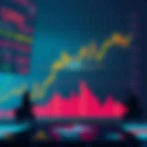Graph showing Ethereum price drop below $4,300 with traders discussing strategies.