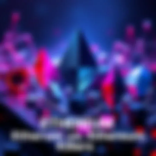 A visual representation of Ethereum alongside various blockchain challengers, symbolizing the competition among them in the decentralized technology space.