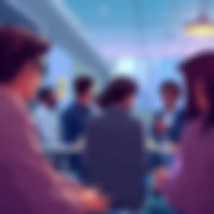 People engaging in a discussion about Ethereum topics and news