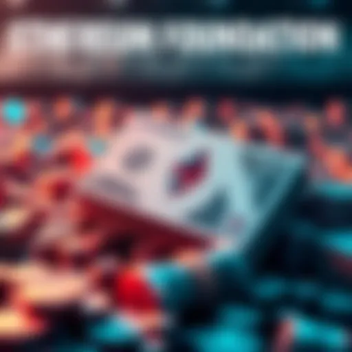 Graphic showing a large amount of money being transferred, symbolizing the Ethereum Foundation's $600 million treasury fund shift.
