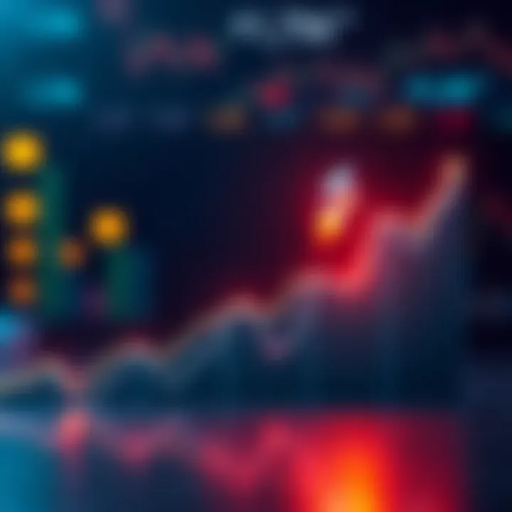 A chart showing the upward trend of Ethereum prices with a rocket icon symbolizing growth and potential.