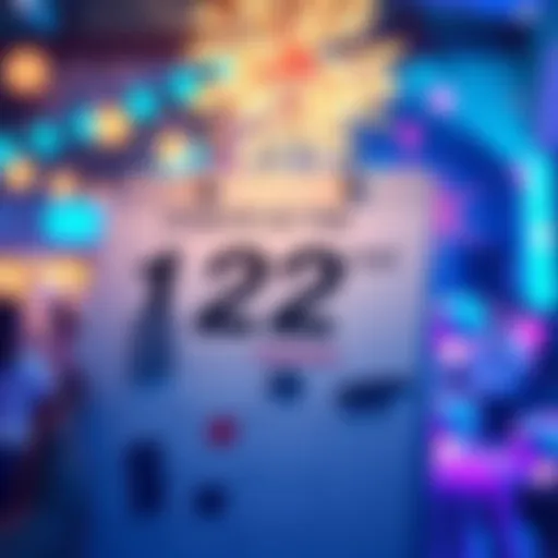 A calendar marked with the date 22nd highlighting various events and celebrations