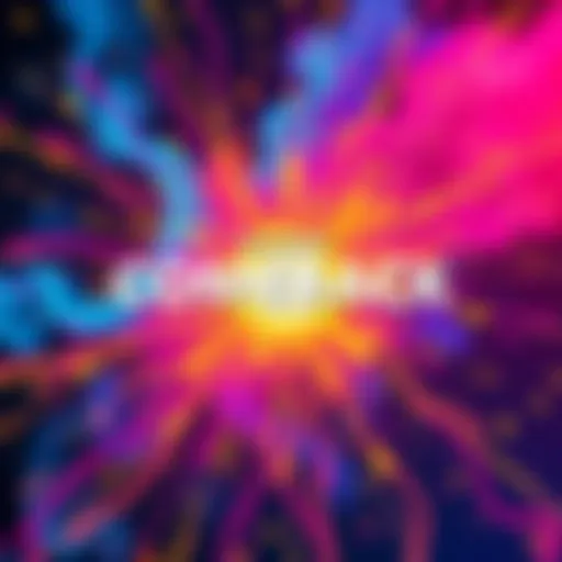 A vibrant burst of colors representing renewed energy and excitement, symbolizing the return of engaging content.