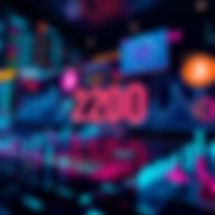 A visual representation of floaters, showcasing the first 200 tokens with graphs and charts indicating market trends.