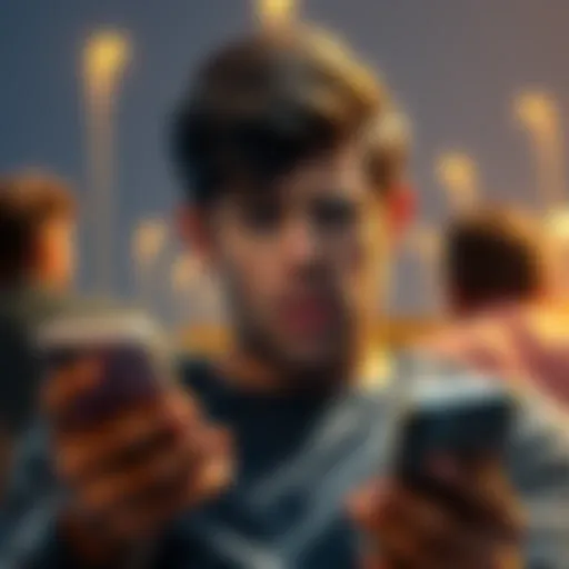 A person looking worried while checking their phone with a confused expression, trying to understand their failed withdrawal from Coinbase.