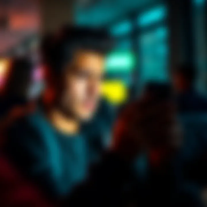 A person showing frustration while looking at their smartphone, reflecting struggles with account closure from a financial service.