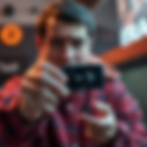 A frustrated person holding a broken Ledger Nano S device, showing disappointment