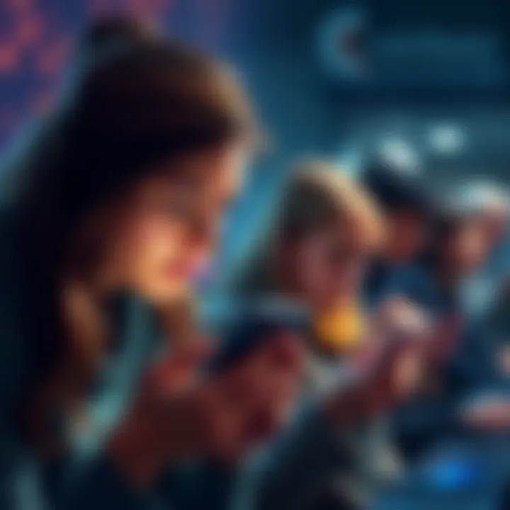 A group of frustrated people looking at their phones with worried expressions, showing signs of stress as they try to withdraw funds from Coinbase.