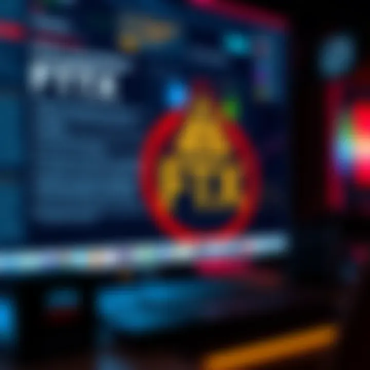 A graphic showing FTX account information with a warning sign indicating disputes.