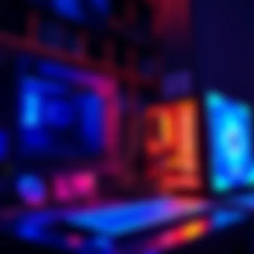 A computer setup showing a full node in operation with 16GB RAM and a 1TB SSD.