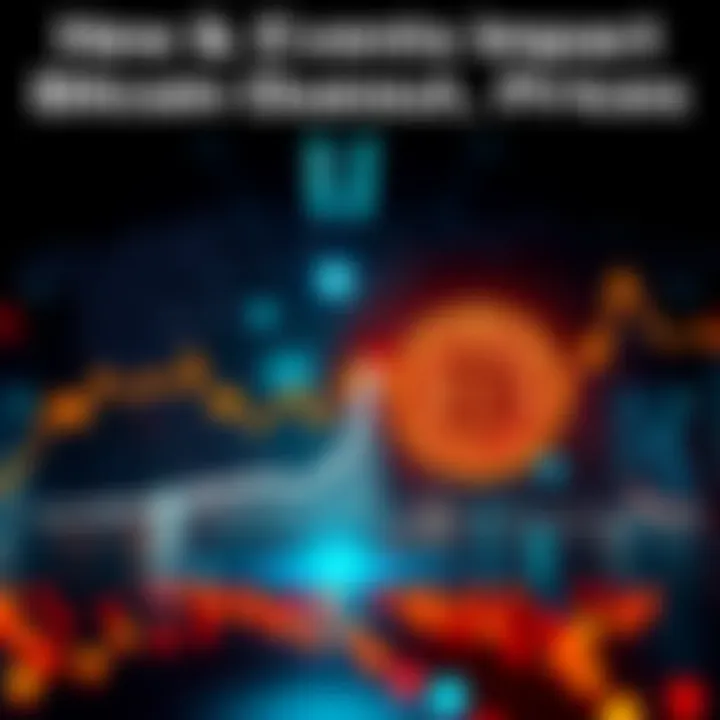 Global Events and Bitcoin Prices A chart showing Bitcoin price fluctuations in relation to major global news events like elections and economic announcements.