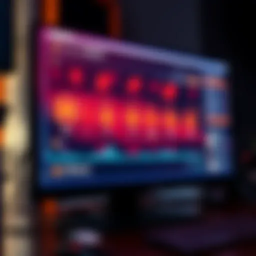 A digital representation of Hbar coins displayed in a hot wallet interface on a computer screen, illustrating the concept of cryptocurrency storage.