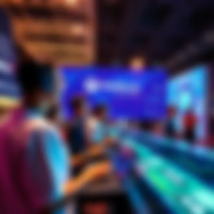 Hedera at Singapore Fintech Festival Hedera team showcasing blockchain technology at the Singapore Fintech Festival