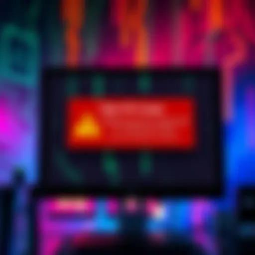 A computer screen showing a warning about high CPU usage due to Metamask, indicating performance issues.