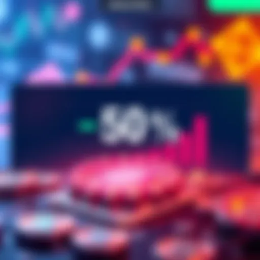 Chart showing nearly 50% support for raising Layer 1 gas limit to 45 million with blockchain symbols in background