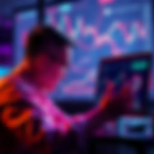 Person analyzing cryptocurrency charts and planning investment strategies for Kaspa