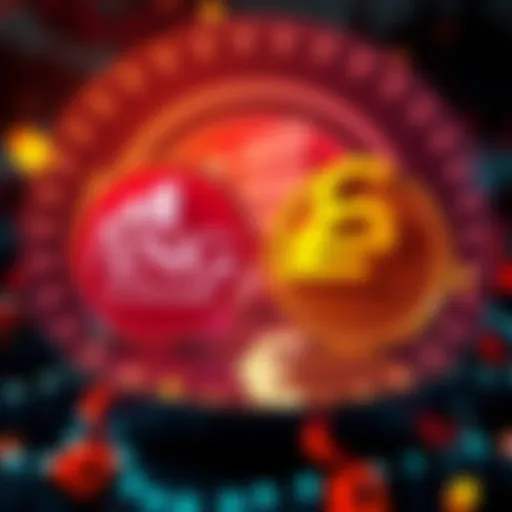 Visual representation of ING and UniCredit logos with euro symbols and digital currency concepts