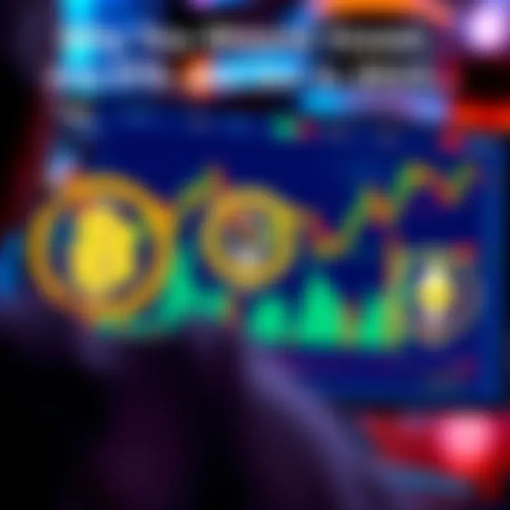 Investing in Bitcoin, Ethereum, and Solana A person analyzing cryptocurrency charts with BTC, ETH, and SOL logos on a screen
