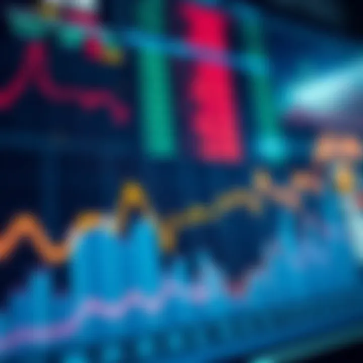 Investment Trends in 2025 A graph showing rising investment trends and financial charts representing market recovery in 2025 after Luna's issues.
